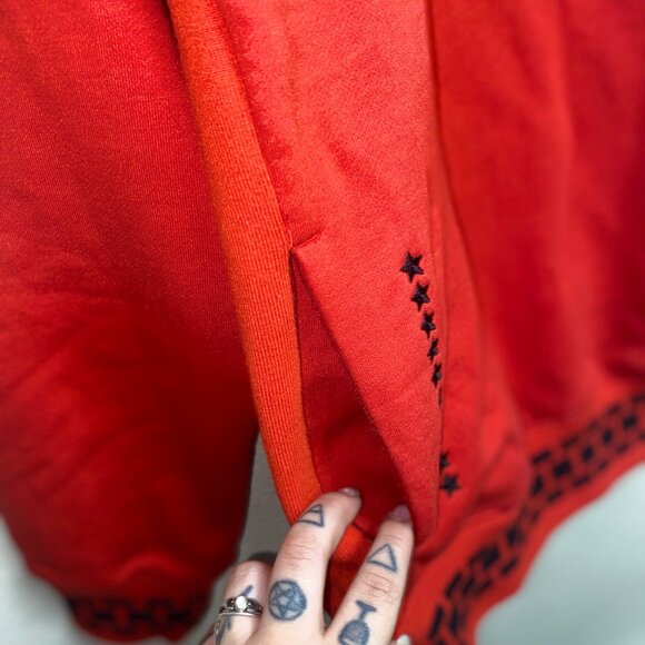 Crooks and Castles Red Logo Accented Crewneck Pullover Mens Large - Picture 4 of 5